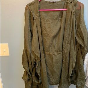 Torrid sheer bomber jacket